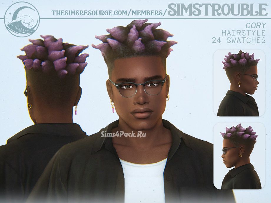 Мужская прическа "Cory Hairstyle"