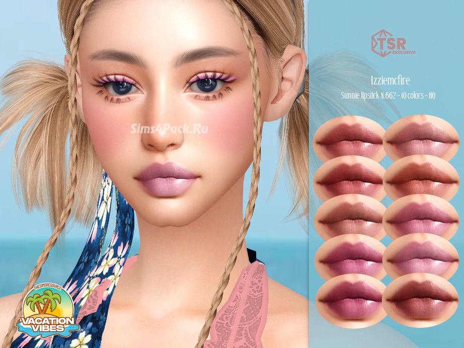 Набор косметики "IMF Sunnie Lipstick N.662 & Sunnie Blush N.199 VACATION VIBES"