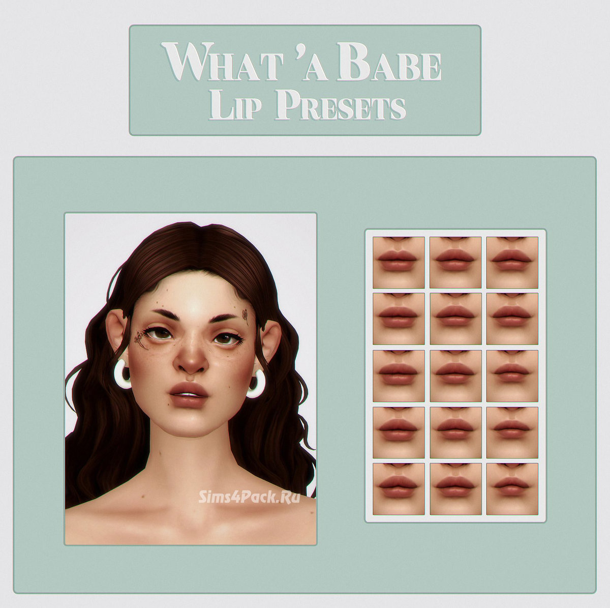 Набор пресетов для губ "What ’a Babe Lip Presets"