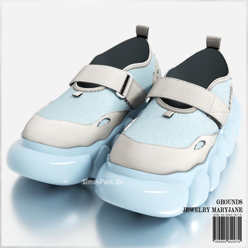 Обувь для симов и симочек "Grounds Jewelry Maryjane"
