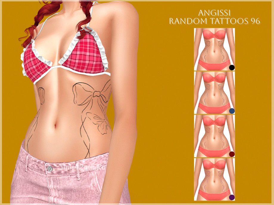 Тату для тела "Random tattoos 96"