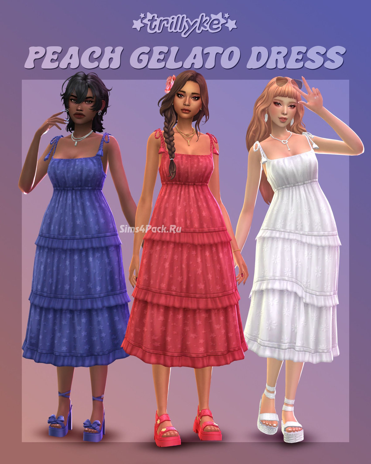 Сарафан для симочек "Peach Gelato Dress"