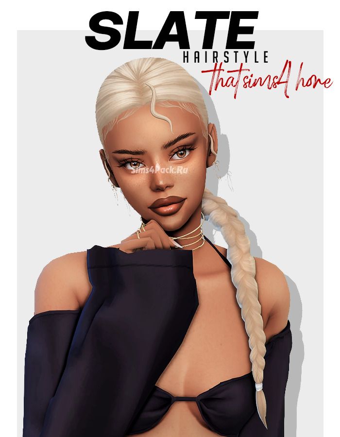 Женская прическа "slate hairstyle"