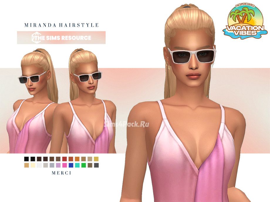 Женская прическа "Vacation Vibes - Miranda Hairstyle"