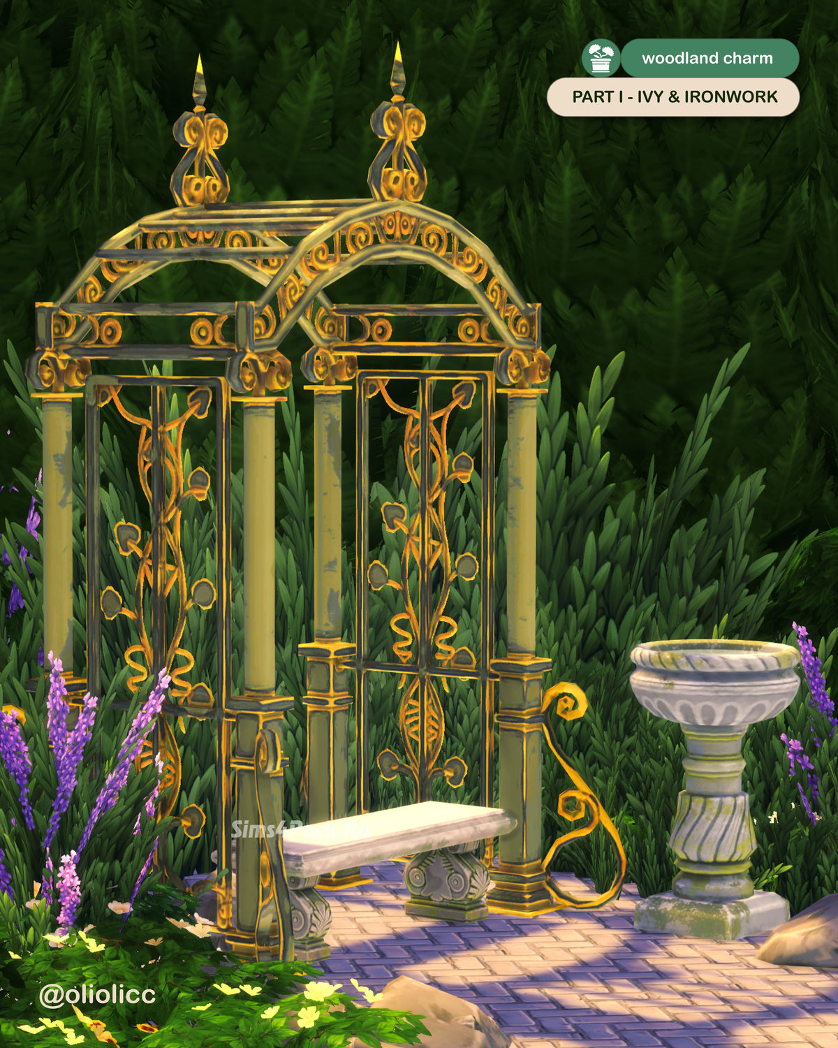 Сет для волшебного сада "Woodland Charm: Part I - Ivy & Ironwork"