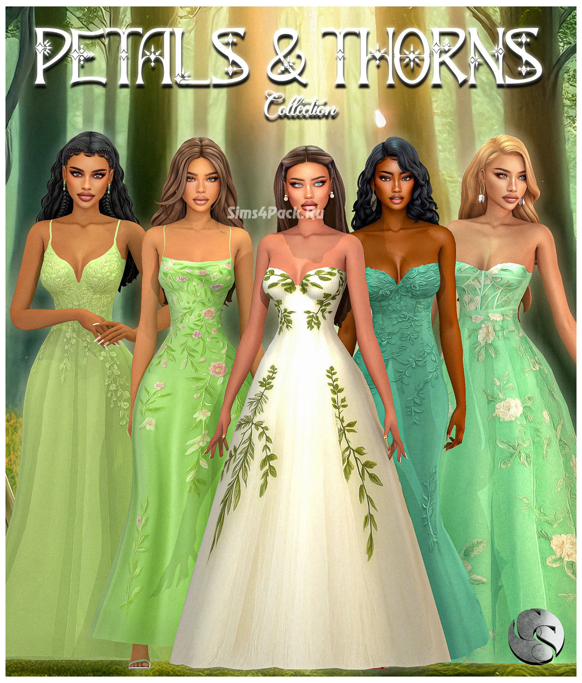 Фееричная коллекция вечерних платьев "Petals & Thorns Collection"