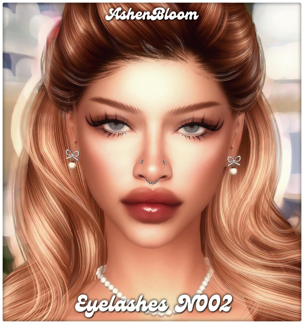 3D ресницы для симочек "Eyelashes N002"