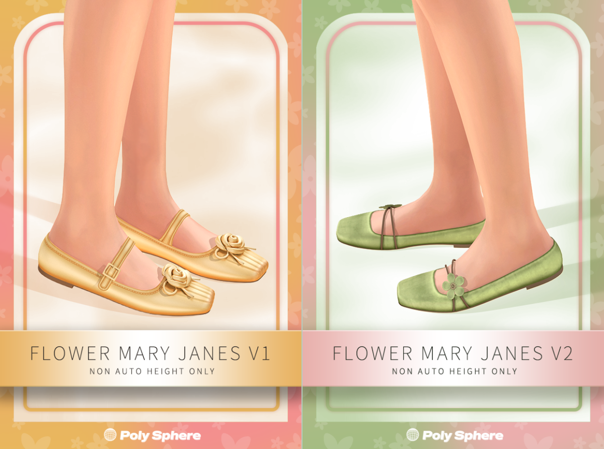 Балетки для симочек "Flower Mary Janes"