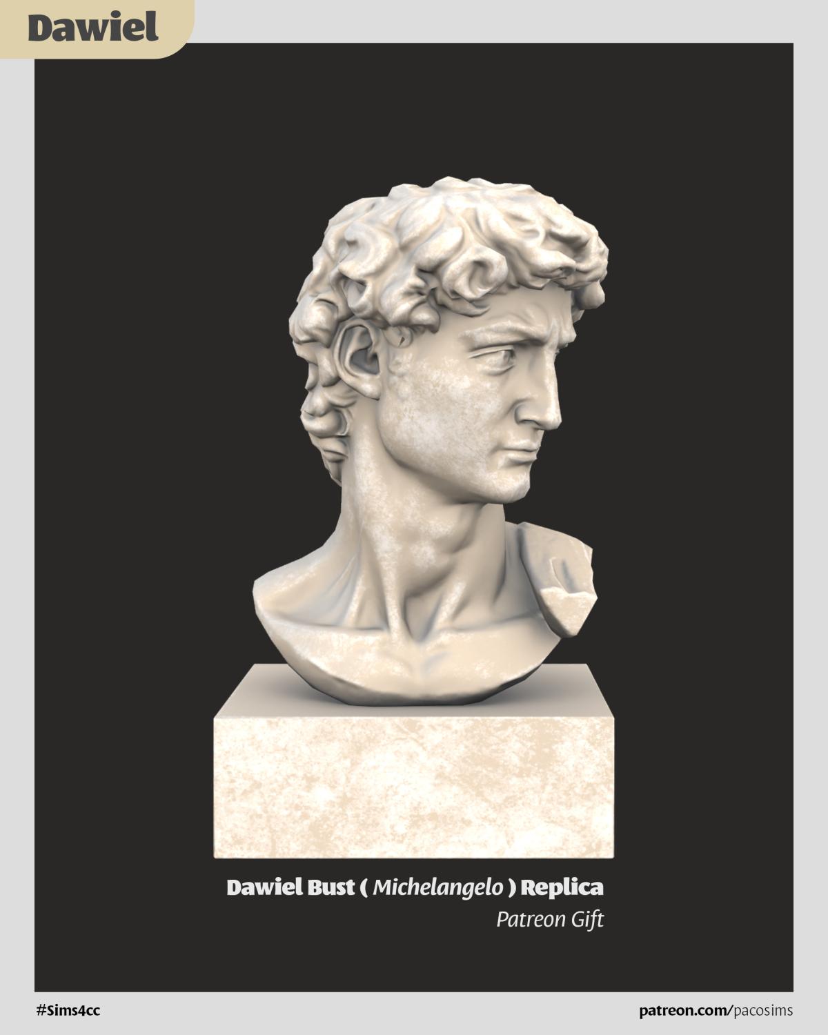 Бюст Давида "Dawiel Bust (Michelangelo)"
