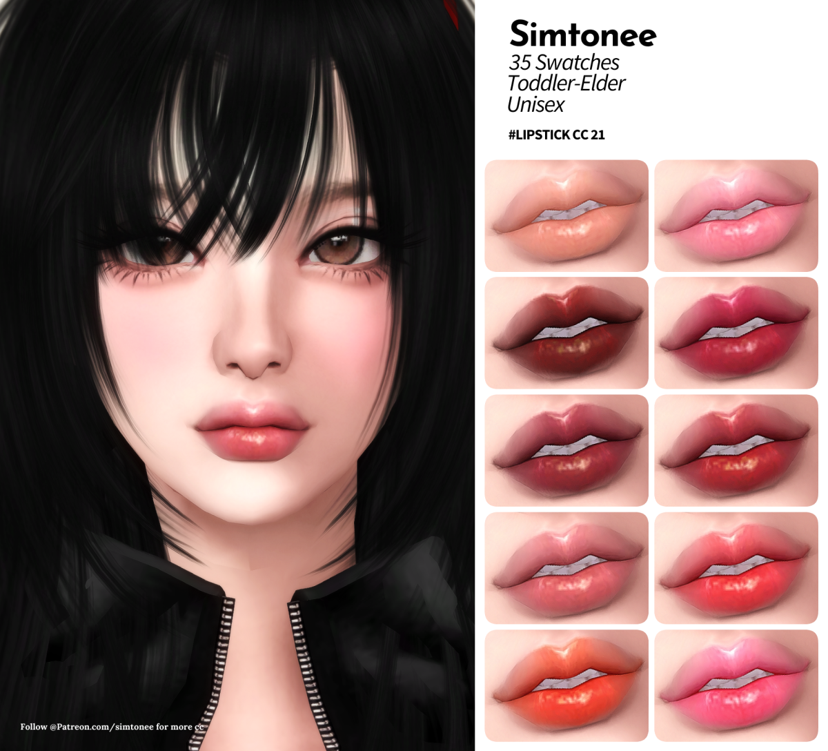 Блеск для губ "Lipstick CC 21"