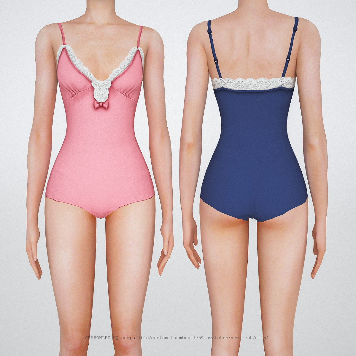 Боди для симочек "Ruched Lace Trimmed Bodysuit"