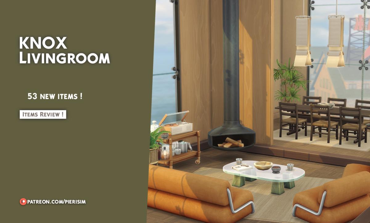 Большой сет для гостиной-столовой "KNOX Livingroom"