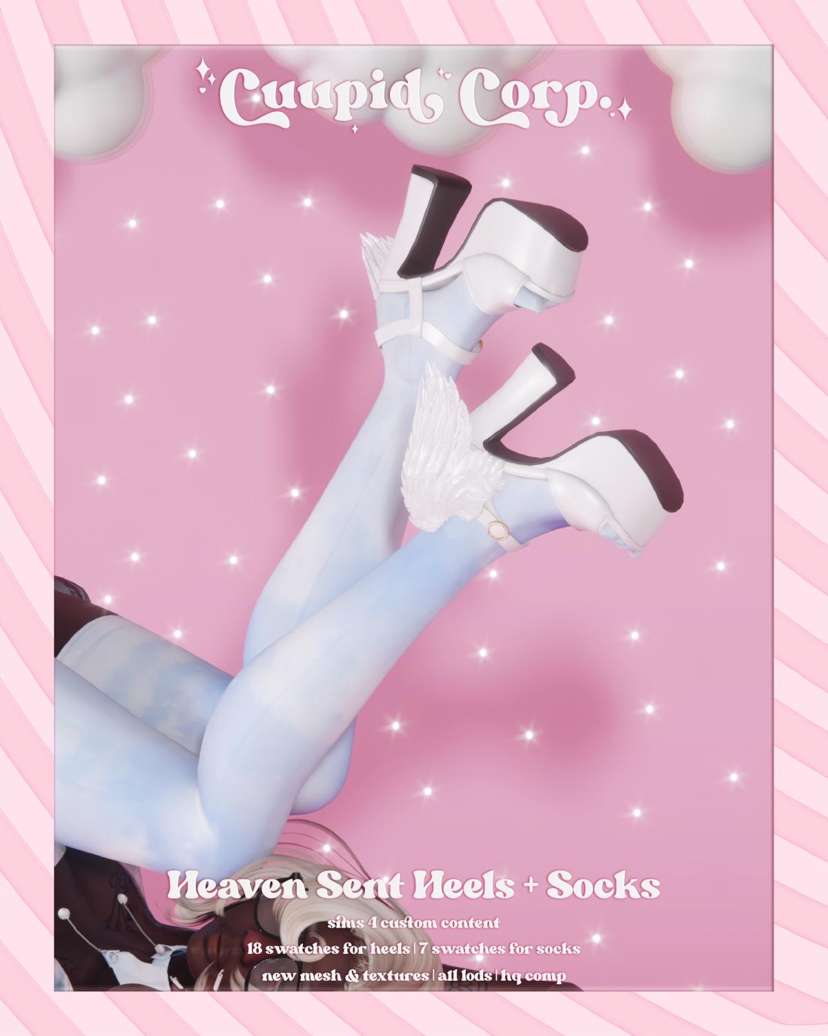 Босоножки с чулками для симочек "Heaven Sent Heels + Socks"