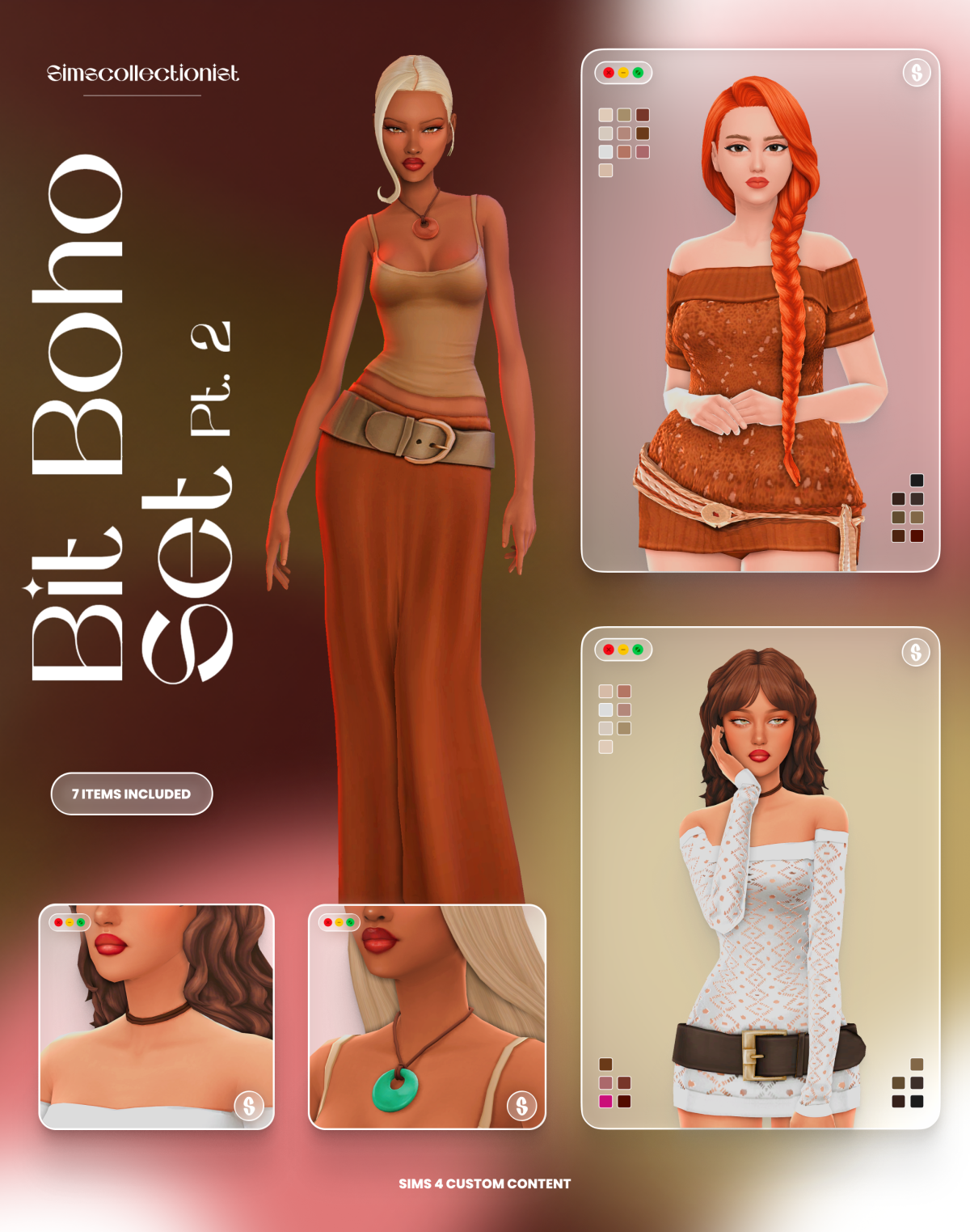 Бохо сет для симочек. Часть 2 "Bit Boho Set Pt 2"