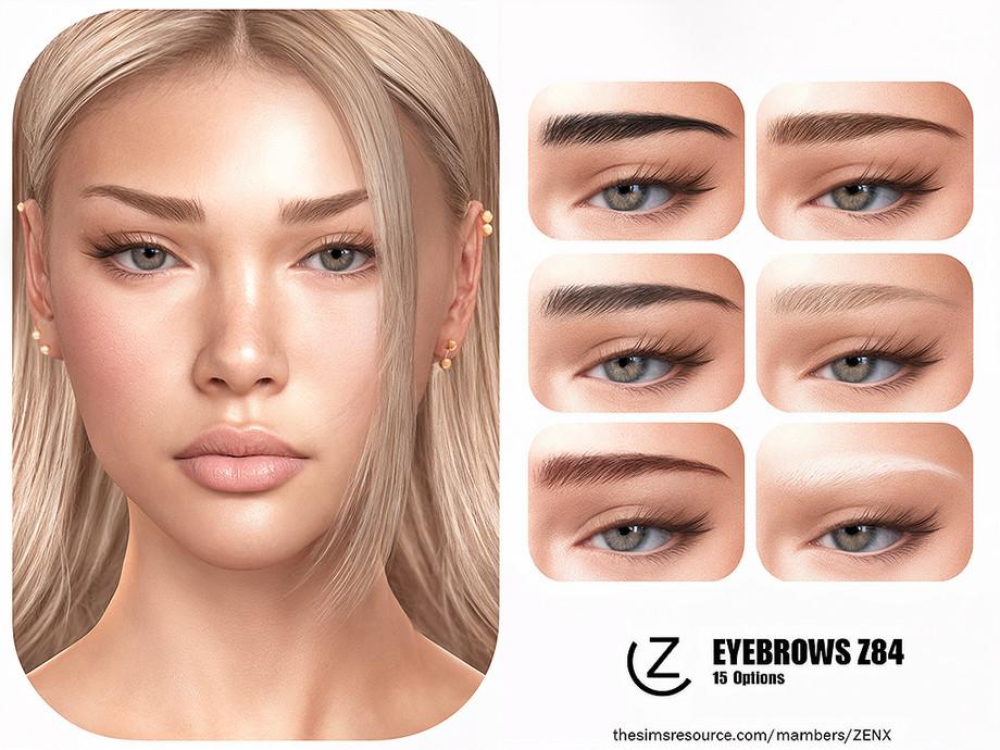 Брови для симочек и симов "EYEBROWS Z84"