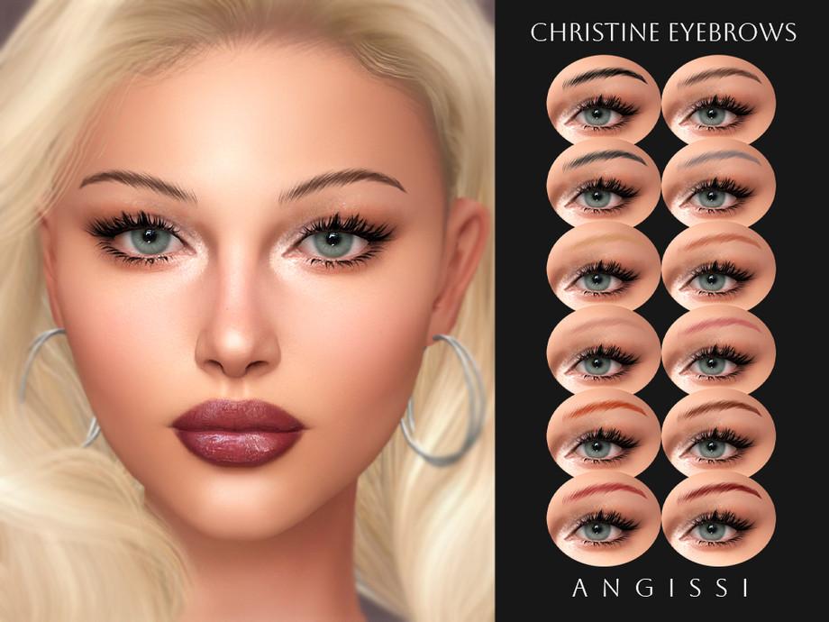 Брови и помада для губ "Christine"