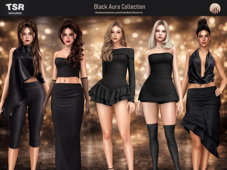 Черная коллекция для симочек "SET-Black Aura Collection"