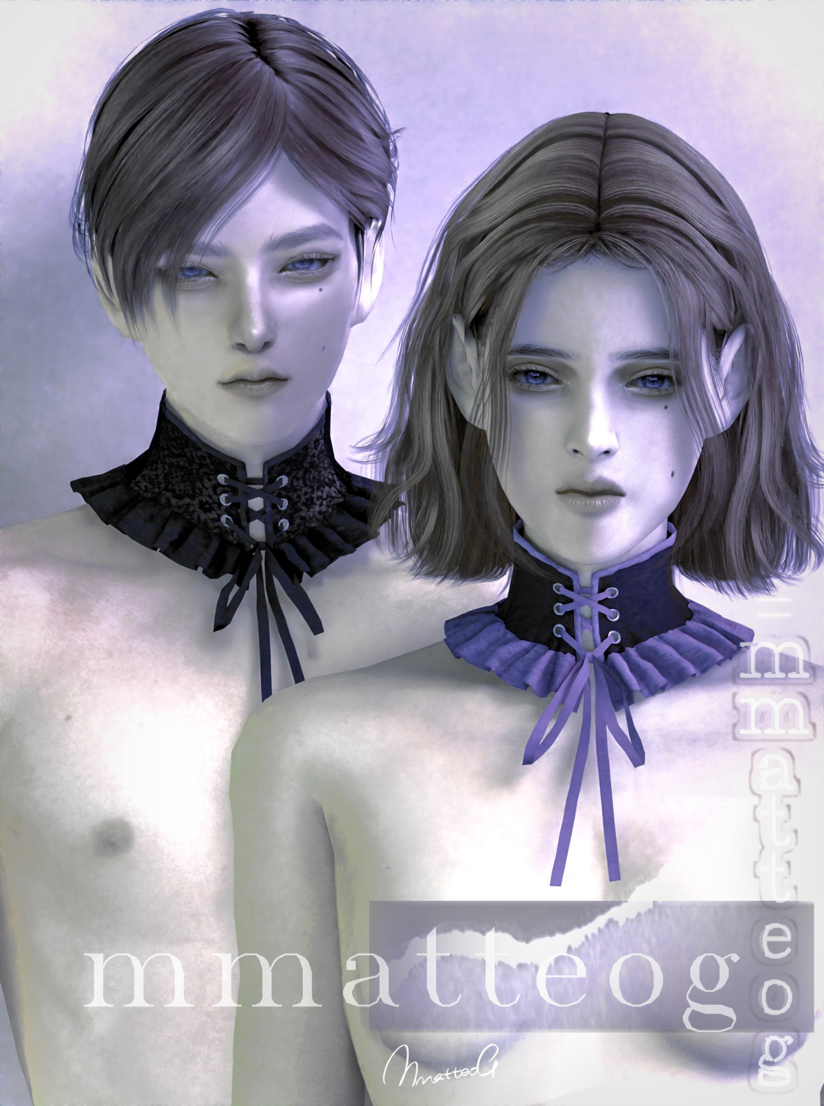 Чокер для симов и симочек "Lice up ruffle choker"