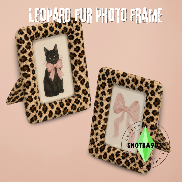 Декоративная фоторамка "Leopard Fur Photo Frame"
