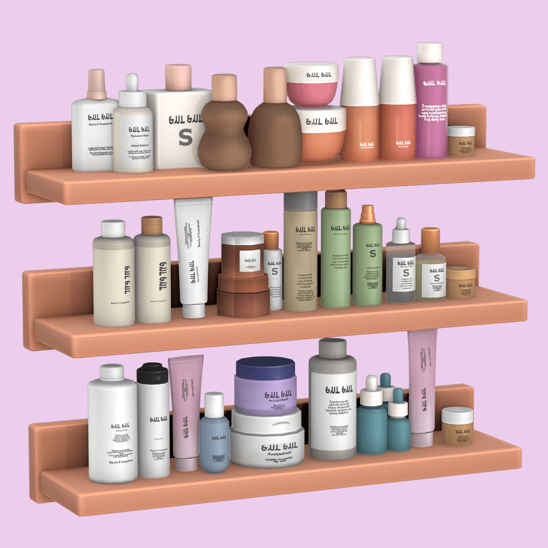 Декоративная косметика "Simlish Skincare Haul Set"