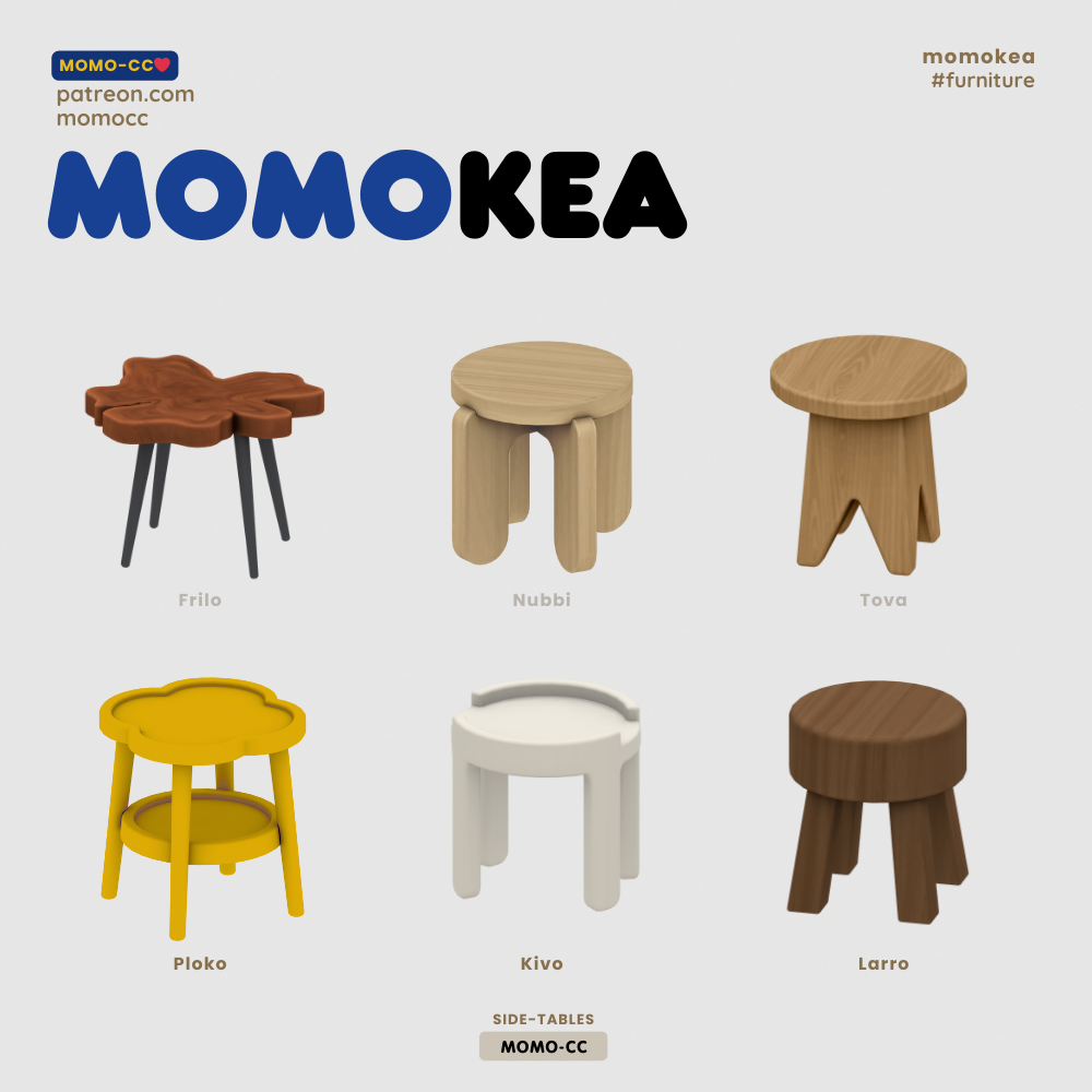 Декоративные столики "MOMOKEA SIDE TABLES"