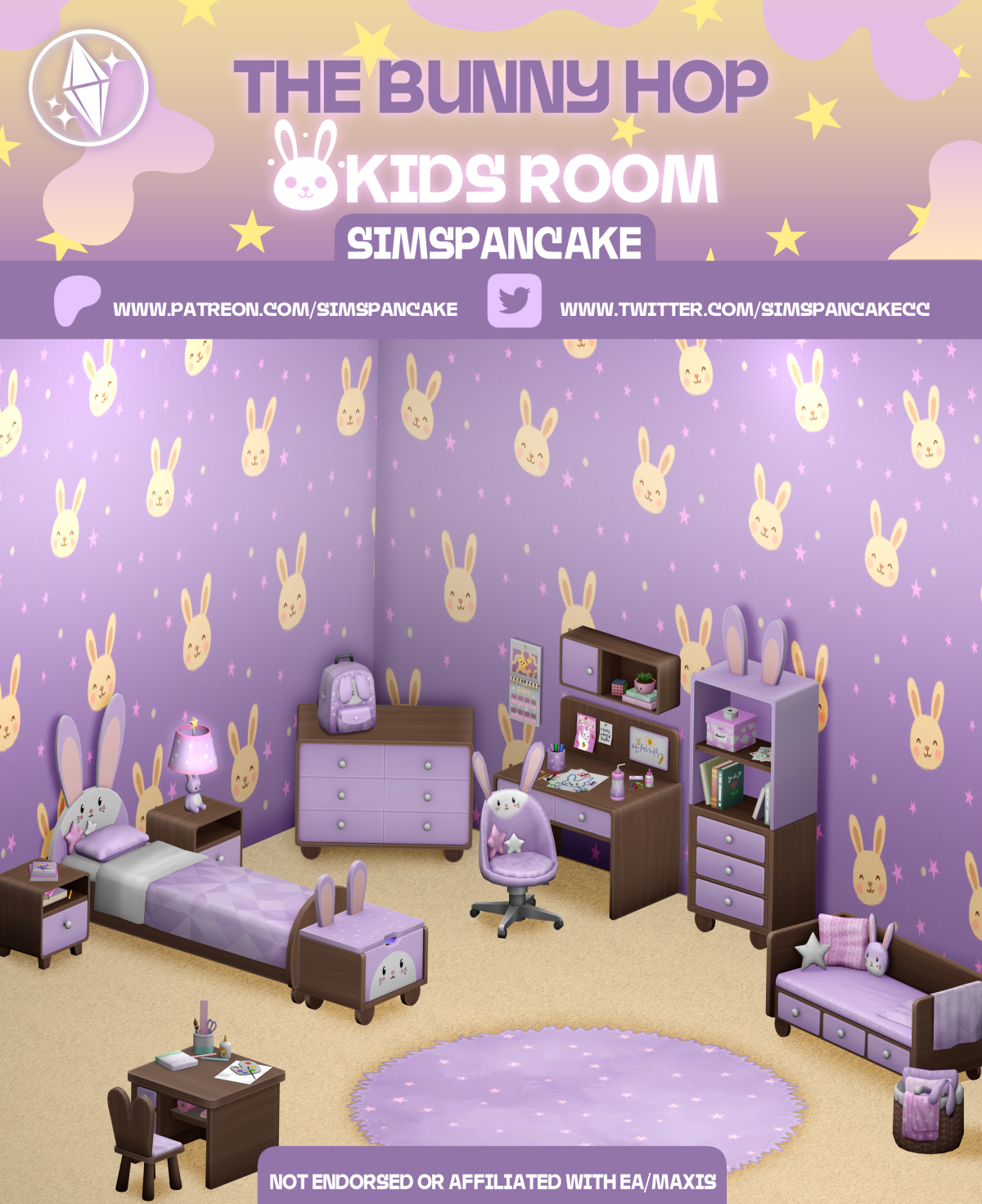 Детская "Bunny Hop Kids Room CC"