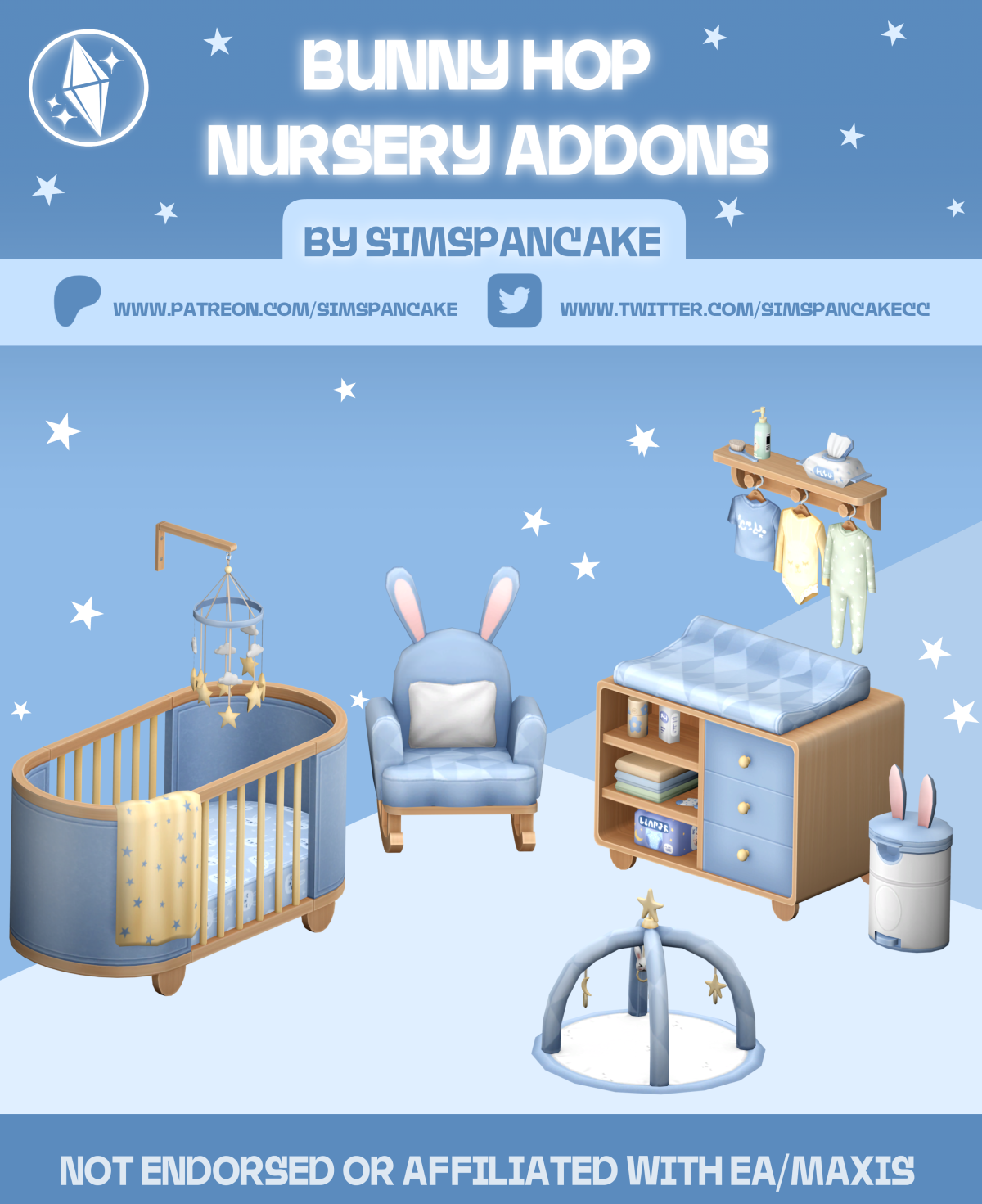 Детская "Bunny Hop Nursery Addons"