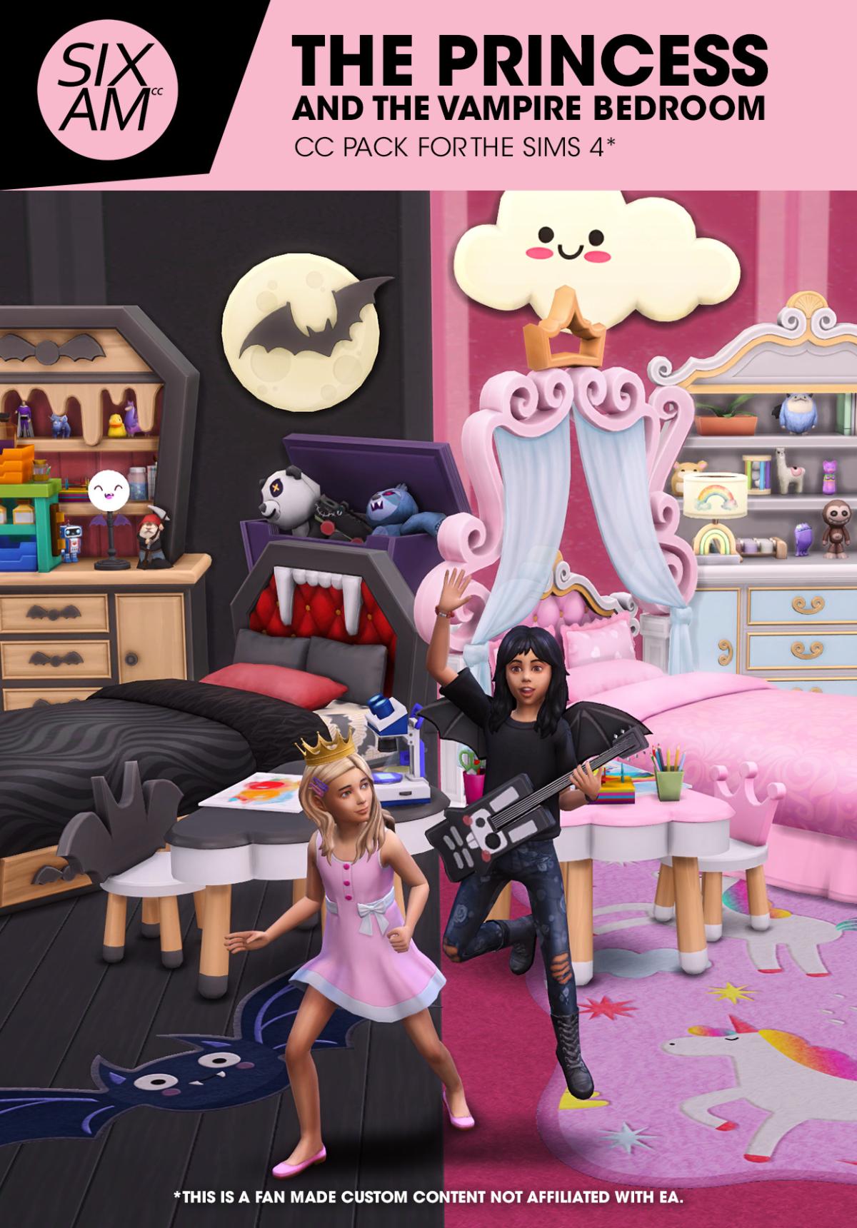 Детская для принцесс и вампиров "The Princess and the Vampire Kids Bedroom"