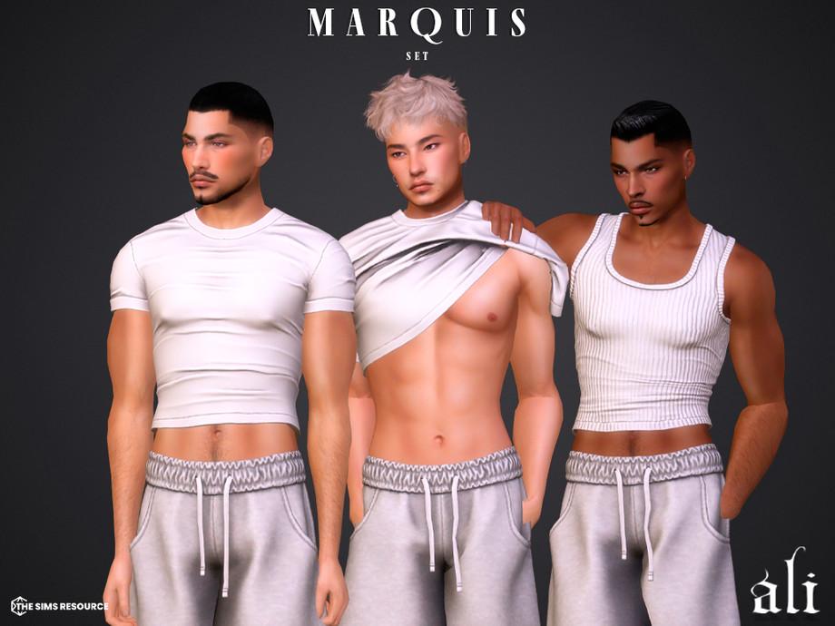 Домашняя одежда для симов "MARQUIS set"