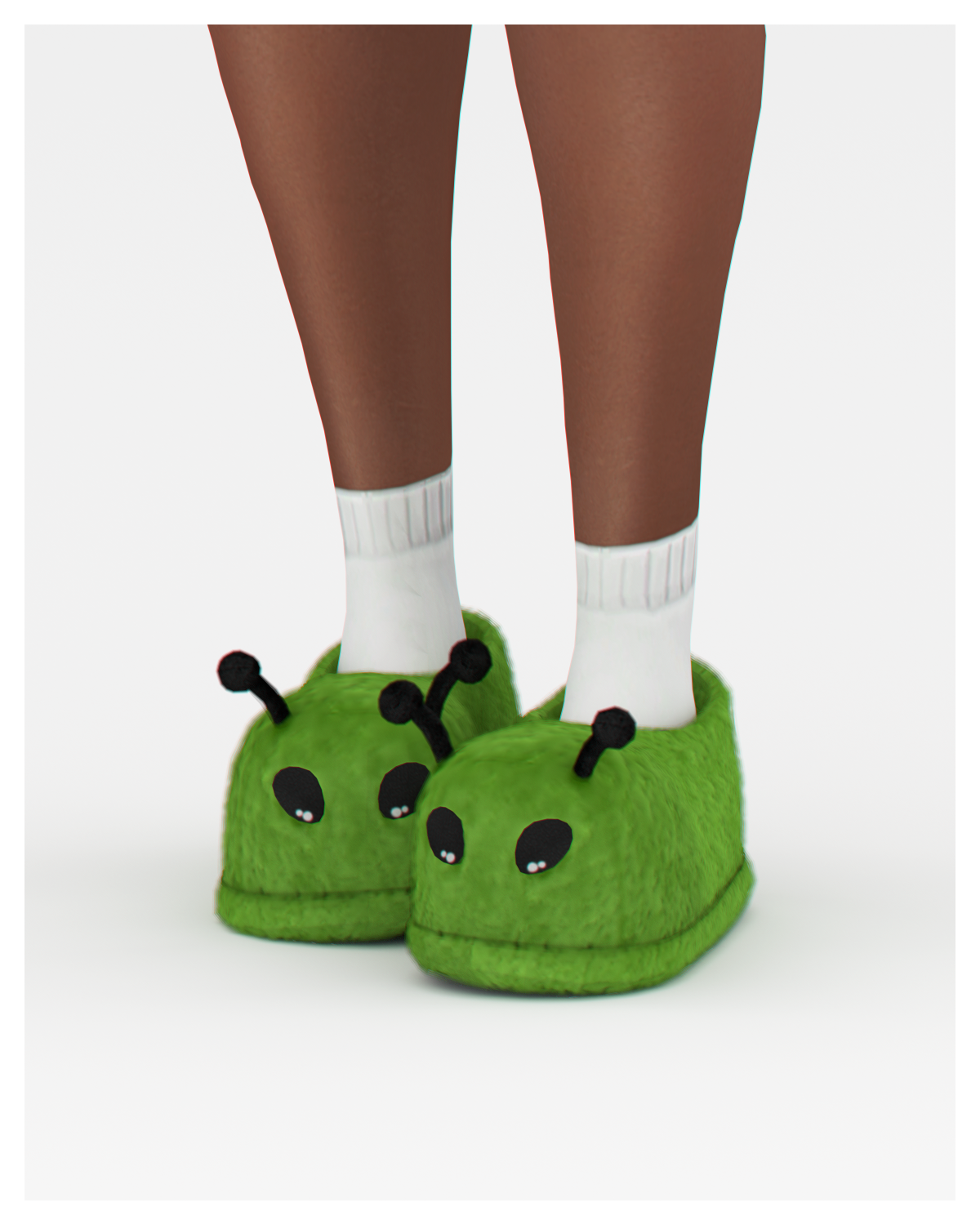 Домашние тапочки для симочек "Cute Alien Slippers"