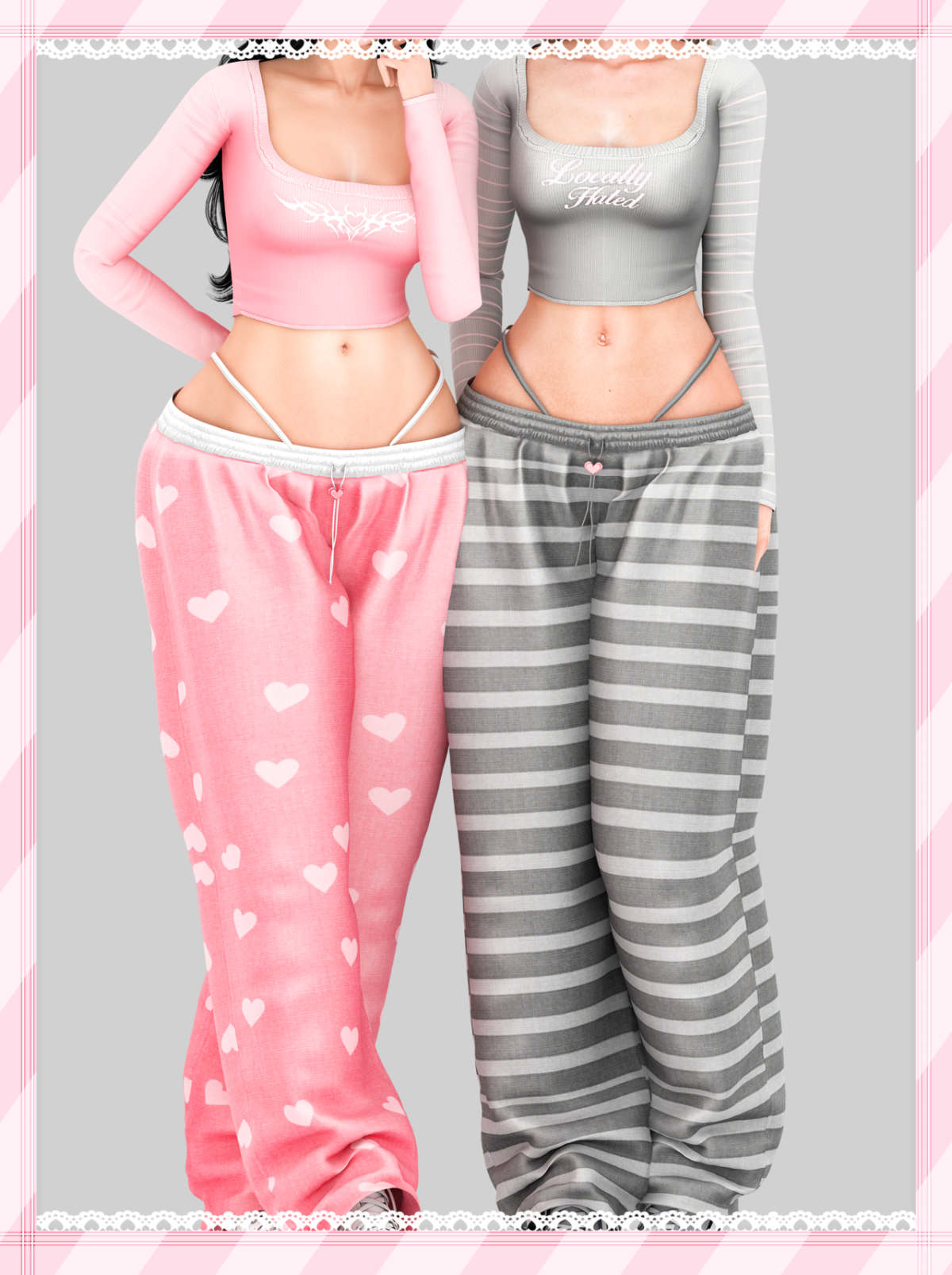 Домашний комплект для симочек "Baby kiss outfit"