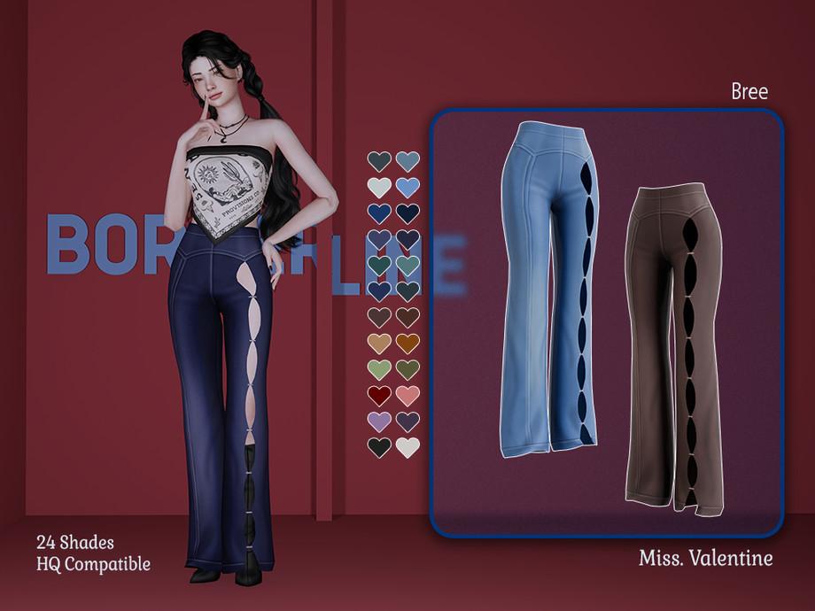Джинсы для симочек "Bree jeans with holes"