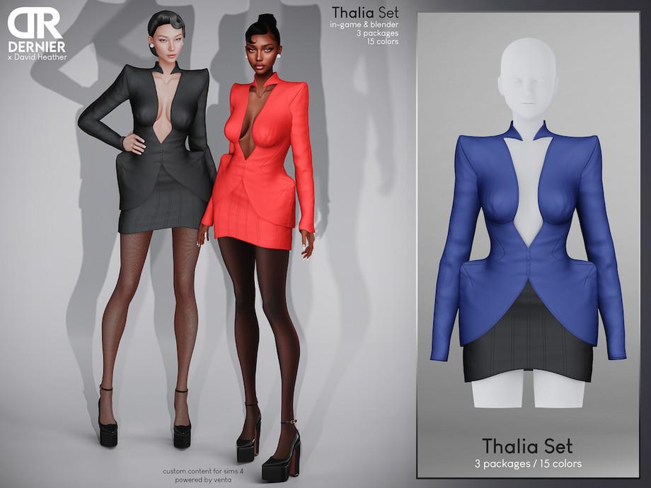 Экстравагантный наряд для симочки "Thalia Set"