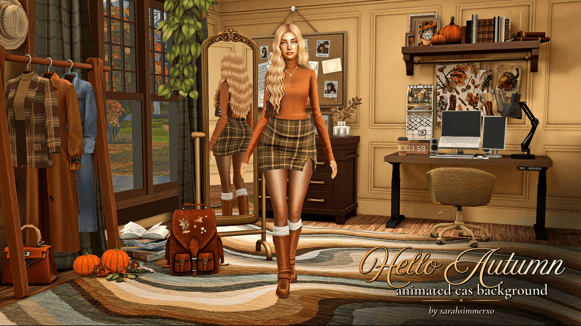 Фон для CAS "Hello Autumn"