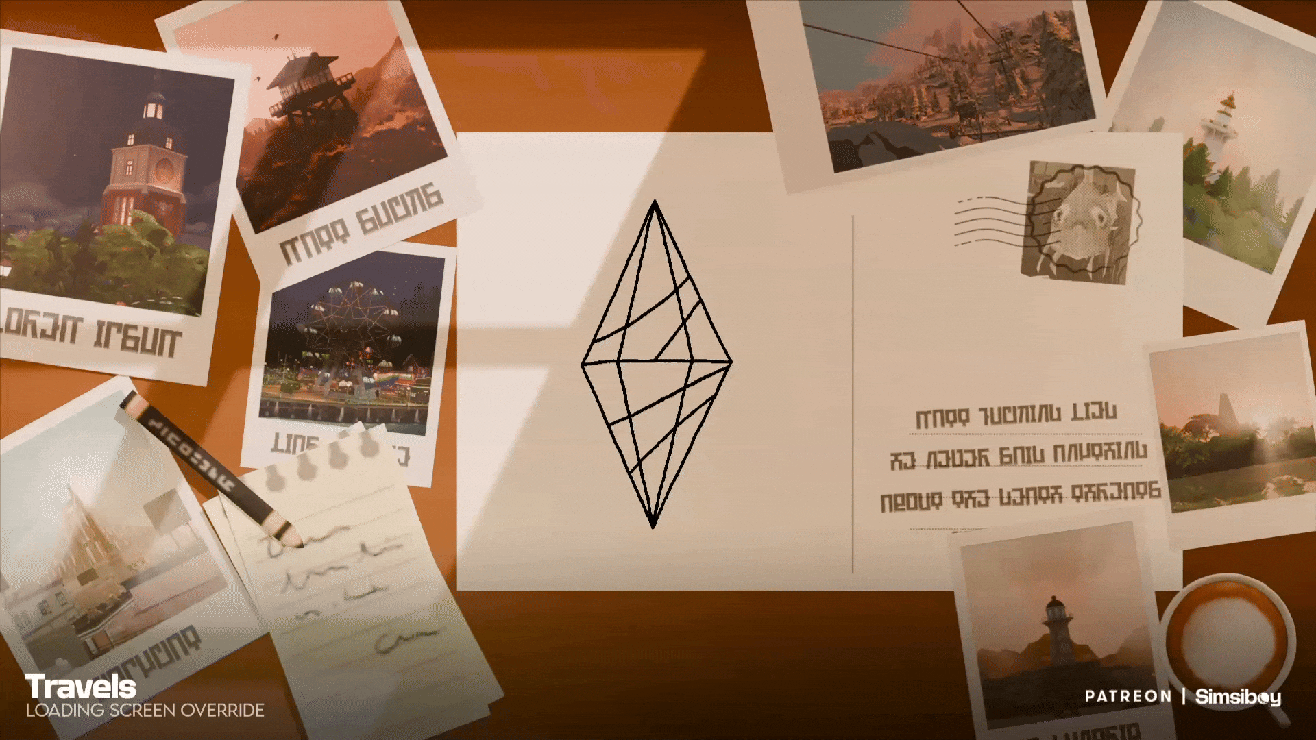 Фон для экрана загрузки "Travels (Loading Screen Override)"
