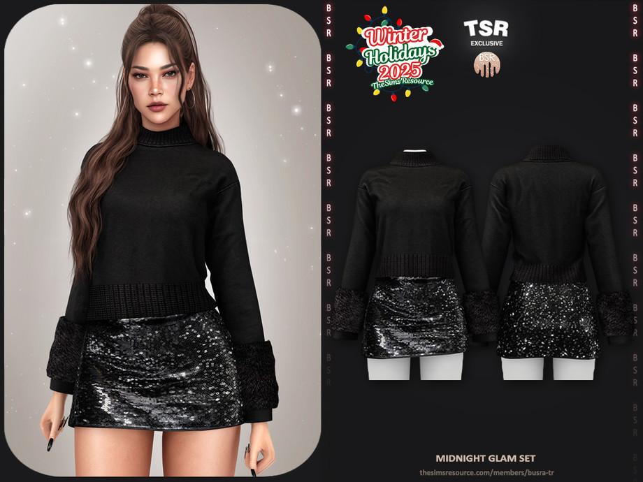Гламурный комплект для симочки "SET-Midnight Glam Set - BD1649"