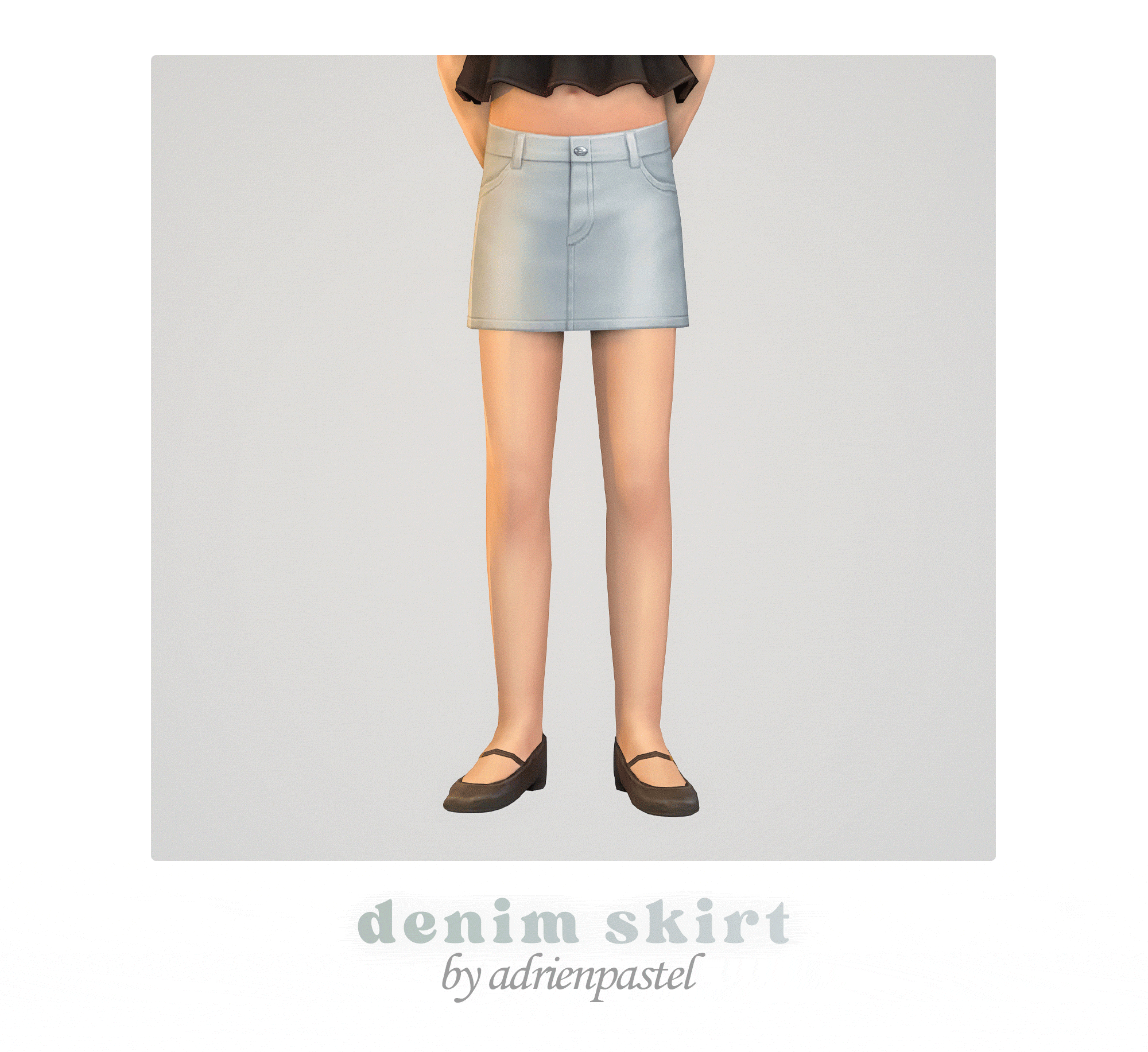Юбка для девочек "Denim Skirt"