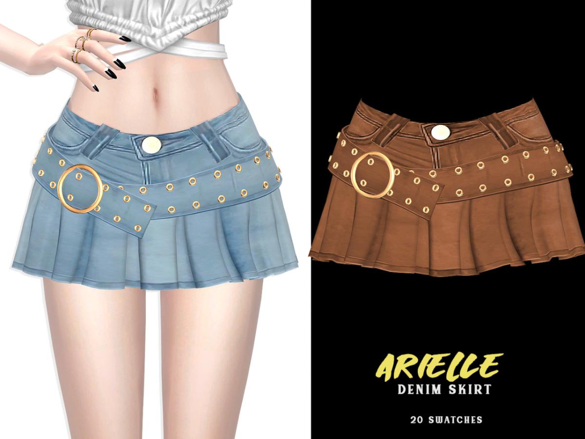 Юбка для симочек "Arielle Denim Skirt"