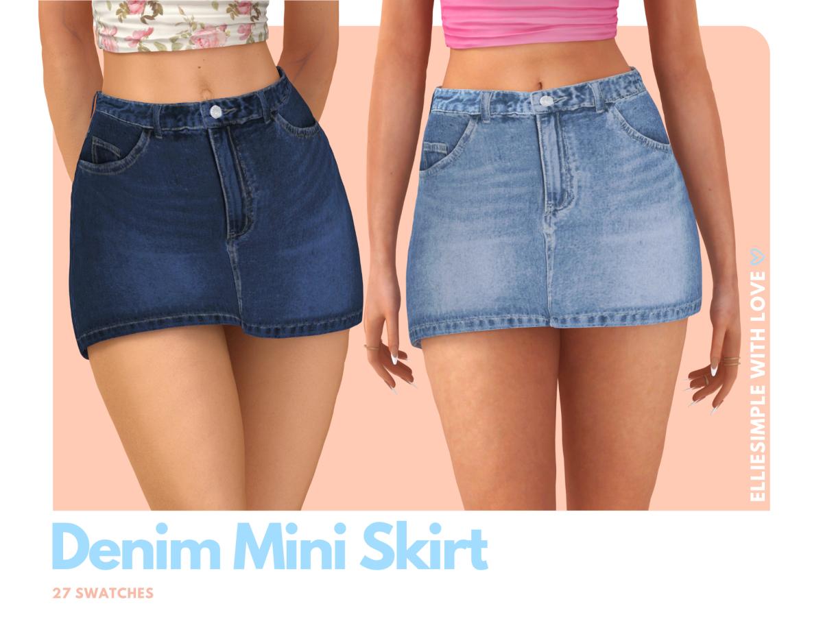 Юбка для симочек "Denim Mini Skirt"