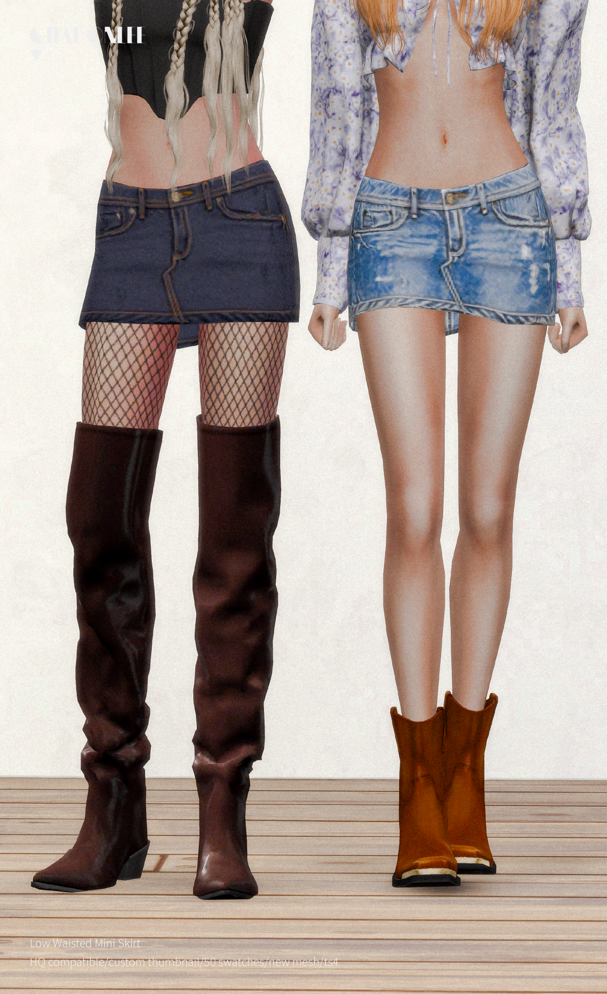 Юбка для симочек "Low Waisted Mini Skirt"