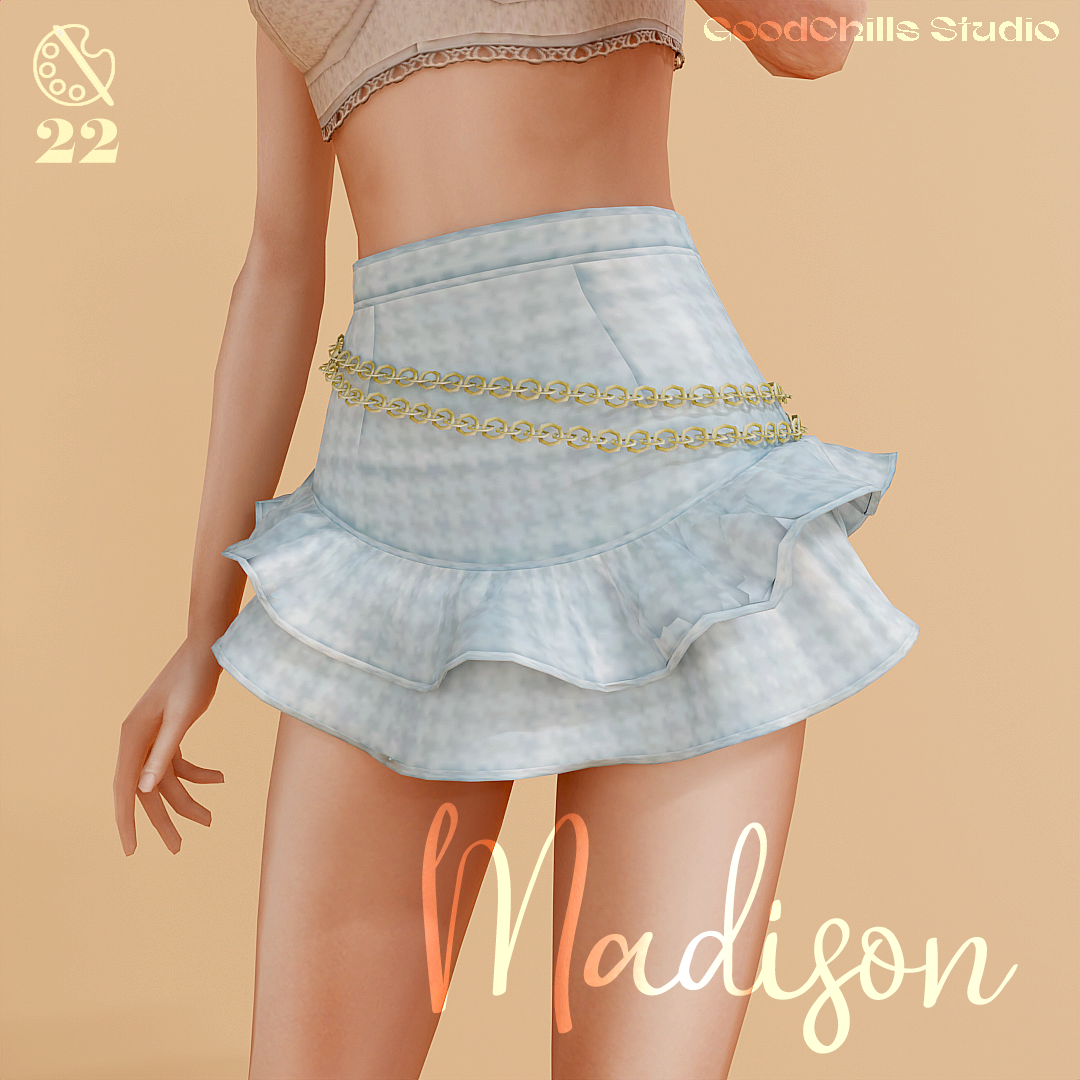 Юбка для симочек "Madison Tiered Ruffle"
