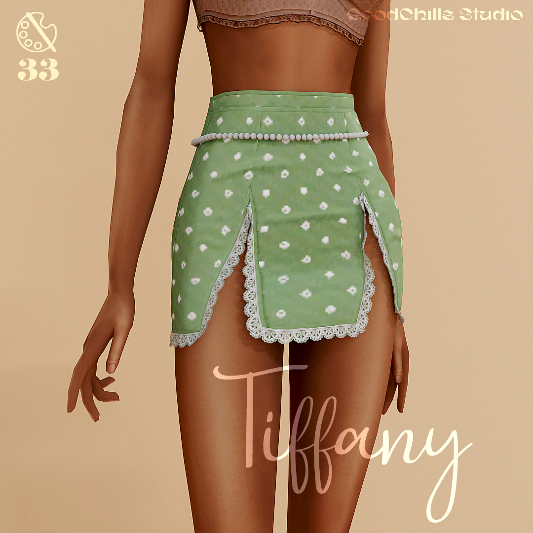 Юбка для симочек "Tiffany Frill Hem Mini"