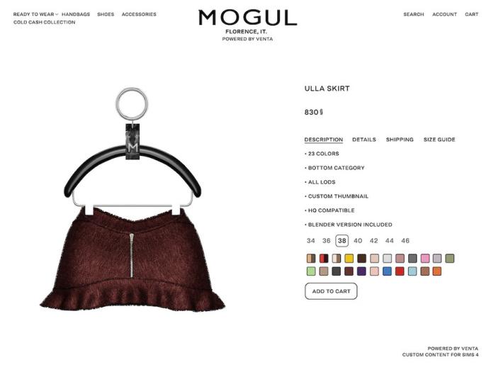 Юбка для симочек "Ulla Skirt"