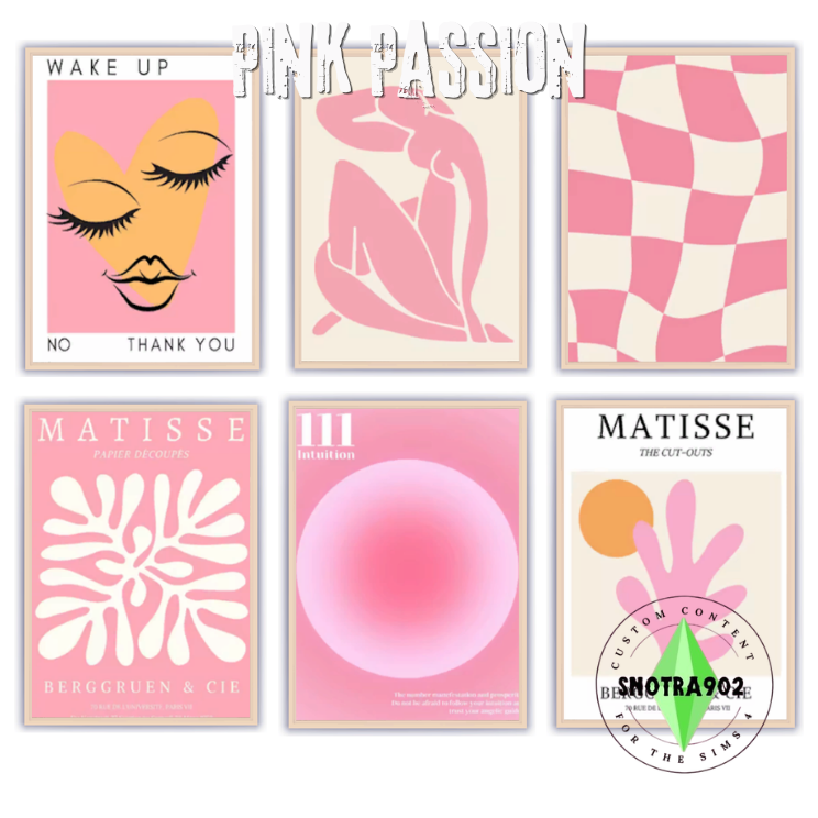 Картины "Pink Passion"