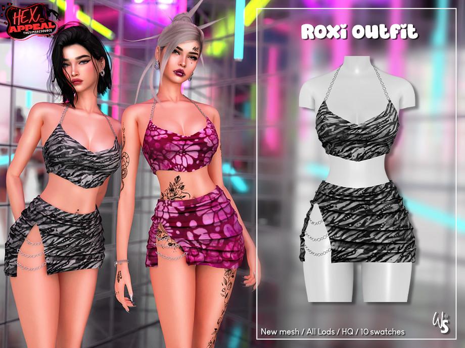 Клубный комплект для симочек "Hex Appeal - Roxi Outfit"