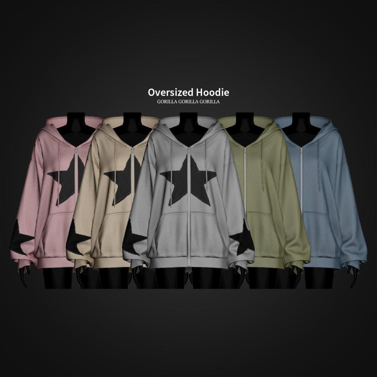 Кофта для симочек "Oversized Hoodie"