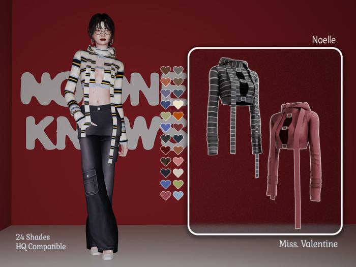 Кофточка для симочек "Noelle sweater with cutout front and scarf"