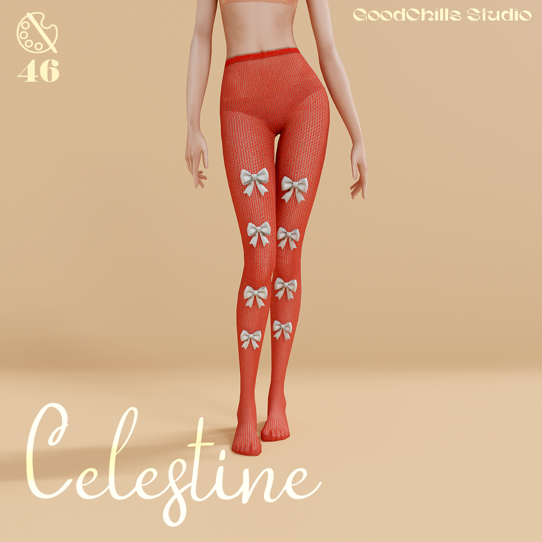 Колготки для симочек "Celestine Bowknot Stockings"