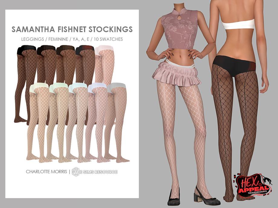 Колготки для симочек "Samantha Fishnet Stockings"