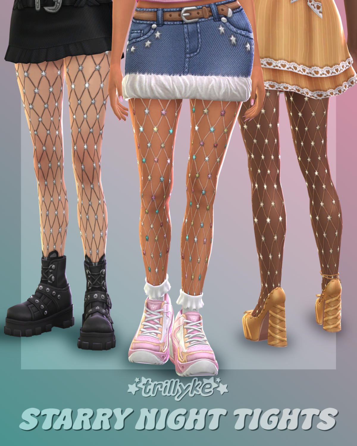 Колготки для симочек "Starry Night Tights"